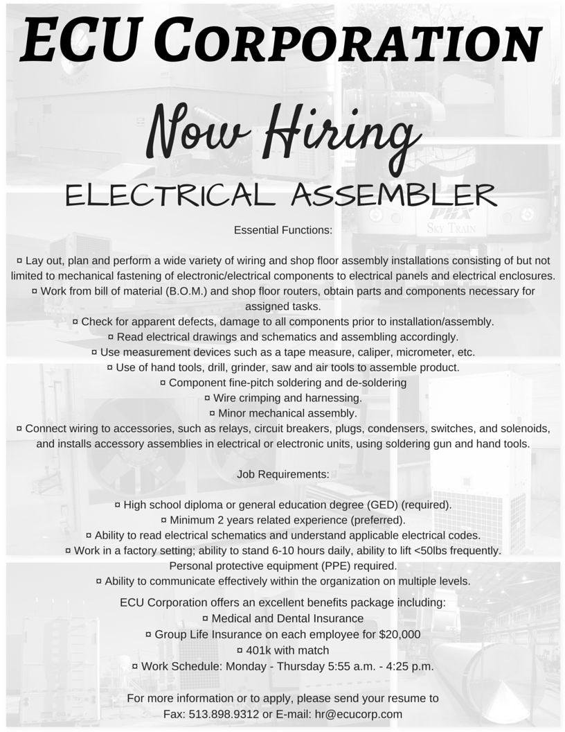 Electrical Assembly Position